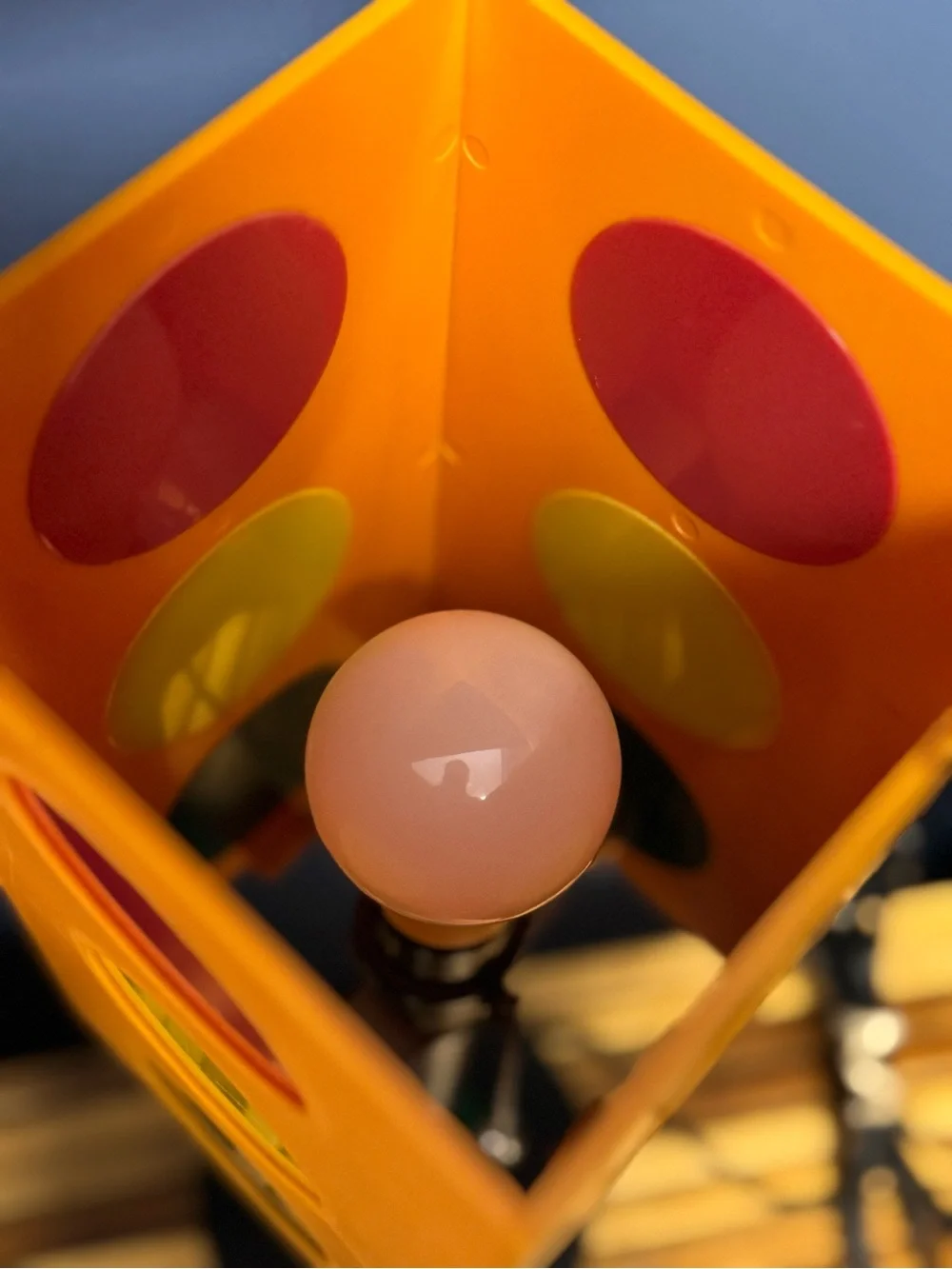 Vintage 90s Lucite Traffic Stoplight Desk Lamp - Also known as the “iCarly lamp”